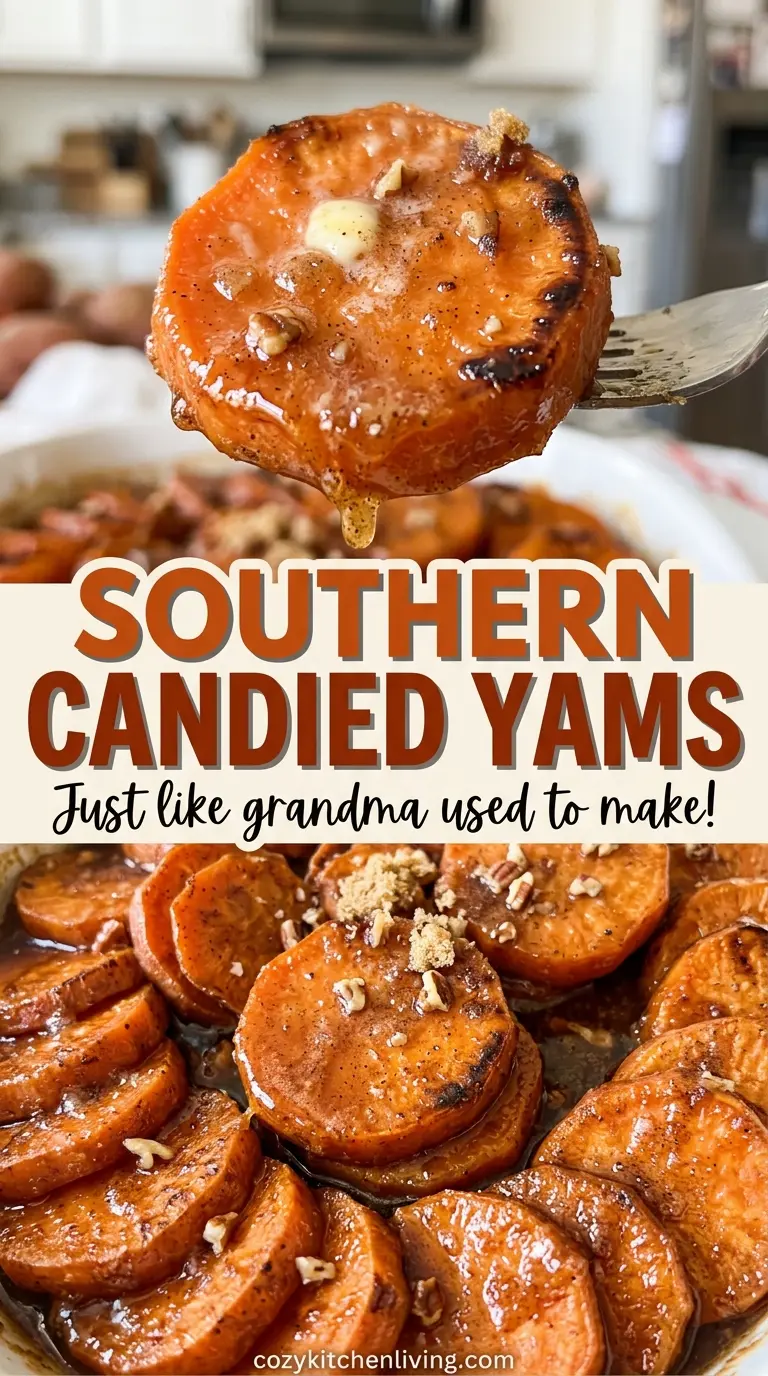 Southern Candied Yams tender glazed rounds