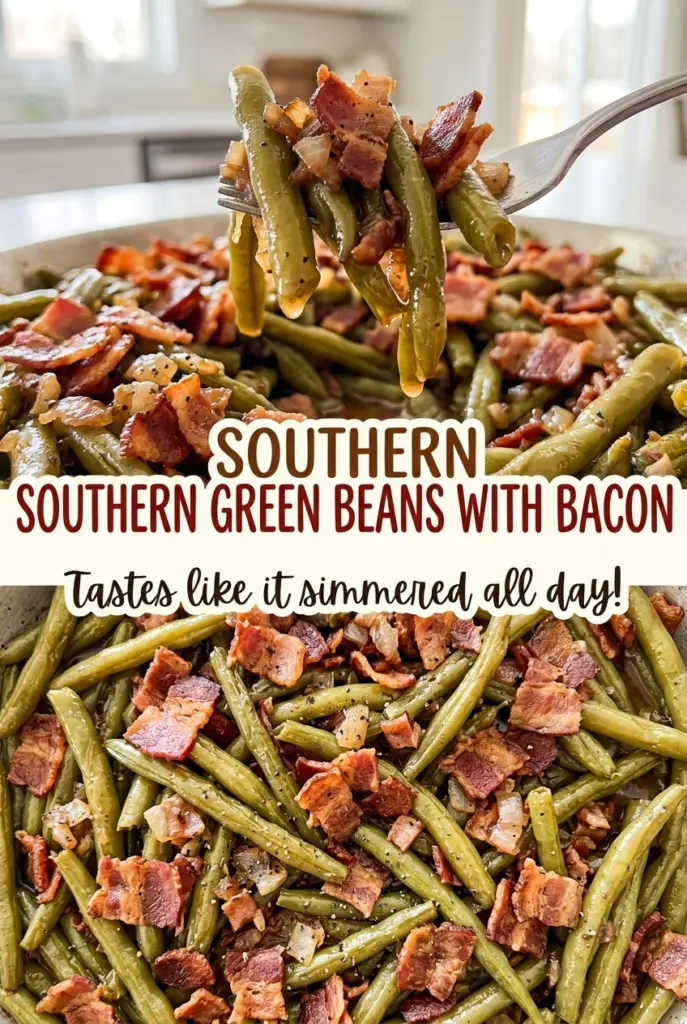 Southern Green Beans with Bacon
