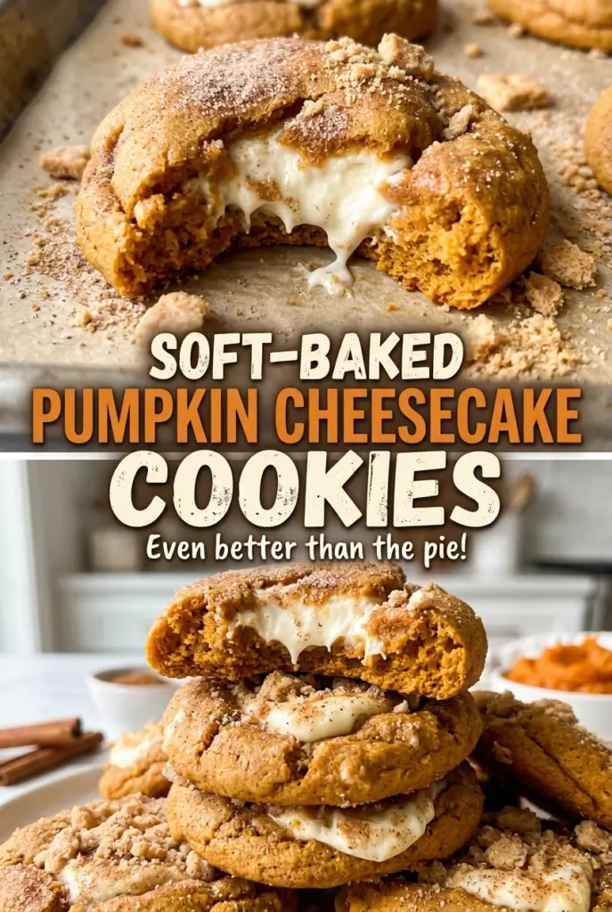 The Best Soft-Baked Pumpkin Cheesecake Cookies Recipe